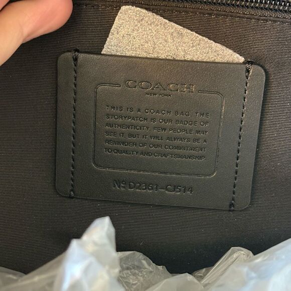 NWT COACH Houndstooth Backpack - Picture 9 of 11